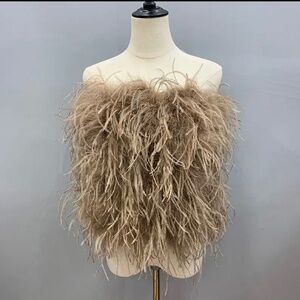 Ostrich Feather Top